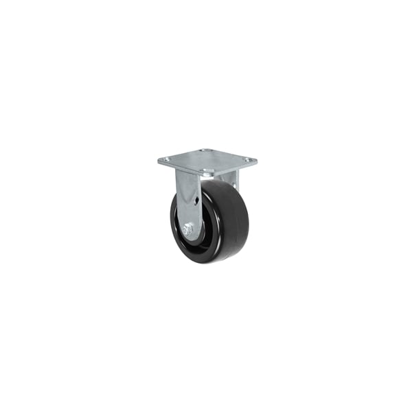 MEDIUM DUTY 4"X 2" POLYOLEFIN WHEEL, RIGID CASTER 500lbs Capacity